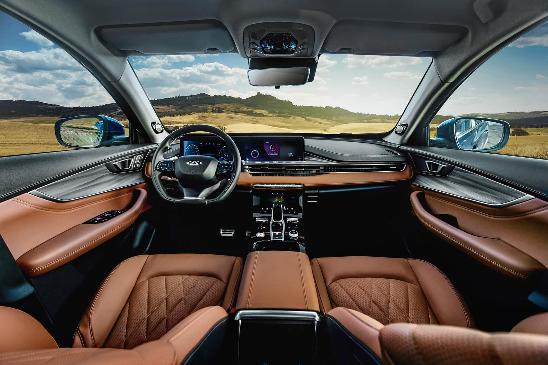 Intérieur futuriste Tiggo 8 pro